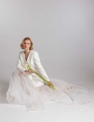 CARRY Braut Blazer-Kleid & STORM Überrock