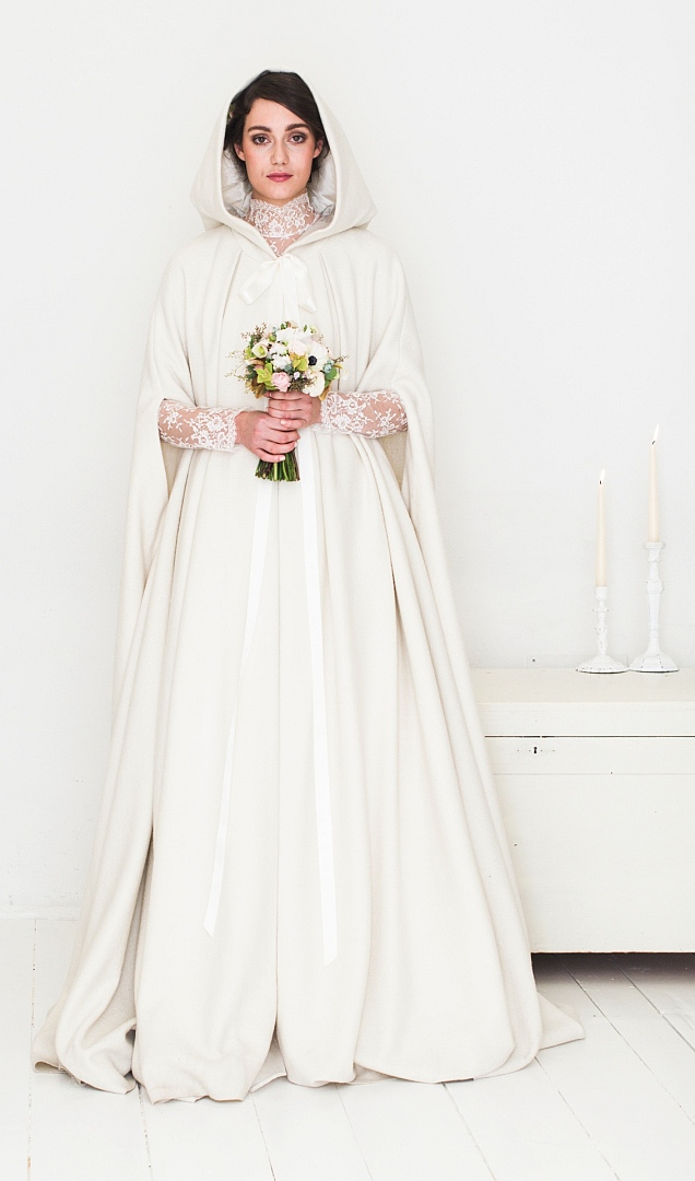 hochzeitskleid brautkleid white cape