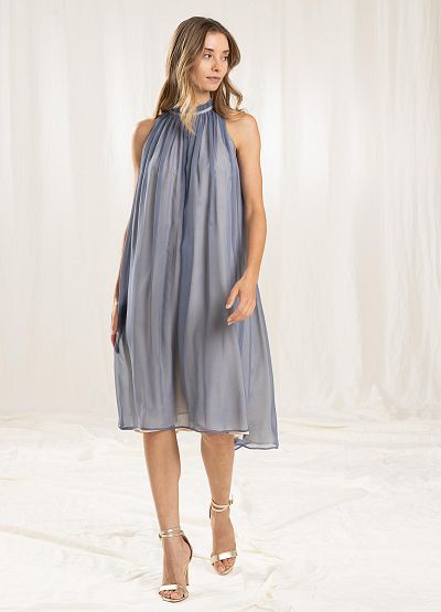 nos_134 kleid mit faltenkragen