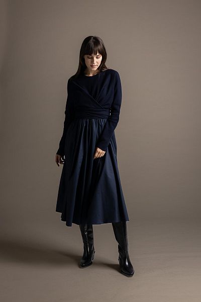 aw24_05 walkpopelinekleid mit schärpen